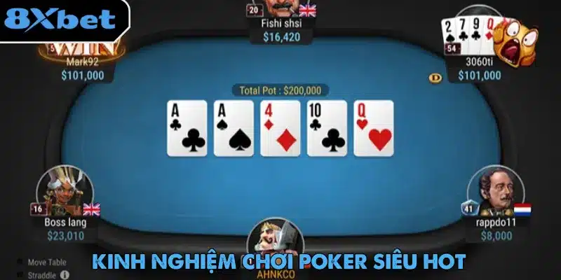Thứ tự Poker và những mẹo hay dành cho người mới tham gia trải nghiệm